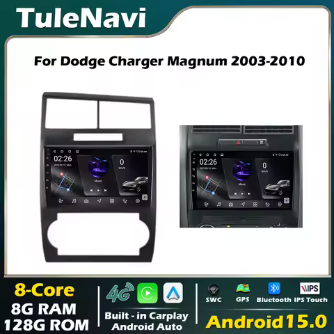 For Dodge Charger 2005-2010 For Dodge Magnum 2 2003-2007 Android 15 Car Radio Multimedia Player GPS 