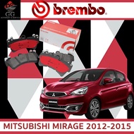 Brembo Brake Pads MITSUBISHI MIRAGE 1.2 2012-2015 [Front Pair]