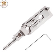 QC HL Lishi 2 in 1 KW1 Locksmith Tools for Home Door Civil Locks