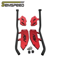 Motorcycle Front Footpegs Matting Footrest Crash Guard Bar Protection For SYM Husky 150 ADV150