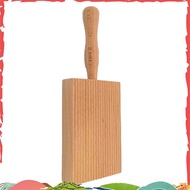 Pasta Making Board, Gnocchi Board, Beech Wood Gnocchi Board Butter Board Dough Scraper for Pasta and