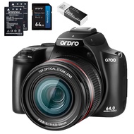 ORDRO G700 4K อัลตร้าเอชดีออปติคอลกล้องดิจิตอลซูมโซนี่เซ็นเซอร์8MP WIFI และฟิลเตอร์สร้างสรรค์-จับภาพ