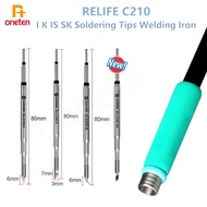 RELIFE Super Fine C210 T245 C245 Soldering Tip C210 C115 Soldering Iron Tip for GVM T210 GVM T115 Pr