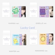 AESPA Zha 4th Anniversary Lucky Card Zha 4th Anniversary Random Card Peripheral Unopened ins Style