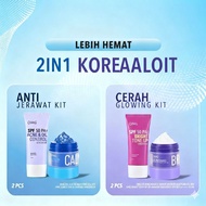 BASIC SKINCARE OMG SUNSCREEN SPF 50 PA++++ BRIGHT TONE UP 25ML - OMG BRIGHT MOISTURE GEL 45GR BASIC 