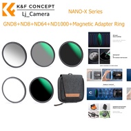 K&F Concept NANO-X Magnetic Lens Filter GND8+ND8+ND64+ND1000+Magnetic Adapter Ring.43mm/67mm/95mm