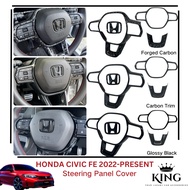 Honda Civic FE 2022-Present Steering Switch Panel Protector Cover For Civic FE Car Accessories