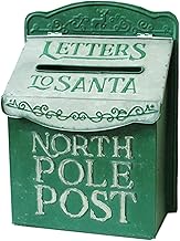 Vintage Mailbox Classic Cast Iron Post Box Wall Mount Drop Box Home Outdoor Parcel Box Medium Capaci