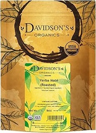 Davidson's Tea Organic Toasted Yerba Mate Bulk, 16 Ounce