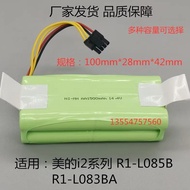Suitable for Midea i2 Sweeper VR06 083BA 085B ZN606/7 Battery AA1500mAh14.4v