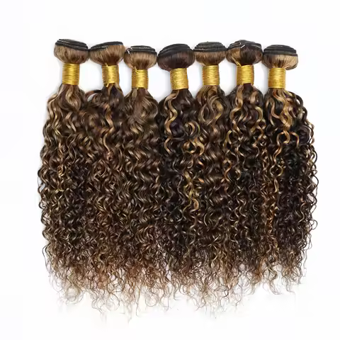 Jerry Culy P4/27 Human Hair Bundles 60Gram Highlight Pre-colored 10 to 22 Inch Peruvian Hair Extensi