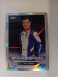 Topps Chrome Formula 1 Calan Williams Future Stars F2 Trident Refractor Card F1 賽車卡