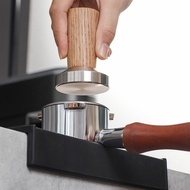 DBM.HOME-Coffee Tamper Espresso Stamp: Coffee Tamper Real Wood Handle, Espresso Tamper Includes Silicone Cushion