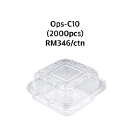 OPS-C10 ±2000pcs Benxon Plastic Tray Disposable Food Tray Bekas Makanan