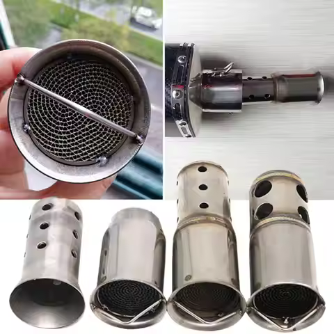 Motorcycle Exhaust Pipe Noise Reduction Plug 51/60mm DB Killer Silencer For Kawasaki For Suzuki For 