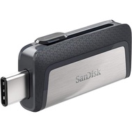 SanDisk 256GB Ultra Dual Drive USB Type-C - USB-C, USB 3.1 - SDDDC2-256G-G46,Black