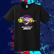 Rumble Bee Super Bee Logo Men'S Black T-Shirt
