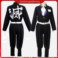 Demon Slayer: Kimetsu no Yaiba Gyomei Himejima Uniform Anime Cosplay Costume Wig Stone Hashira Japan