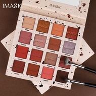 makeup pallete eyeshadow palette IMAGIC Pink Mist Girl 16 warna eyeshadow palet pearlescent matte wa