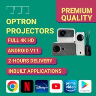 Smart Android Optron Projectors. projector. tv projector. smart projector. 4k hd projector. android projectors