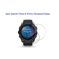 [RAYA] [2pcs Glass] Garmin Fenix 8 47mm Tempered Glass Screen Protector
