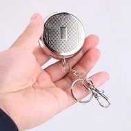 Pcs Mini Stainless Steel Pocket Ashtray Vehicle Ashtray Portable Ashtray with Key Chain