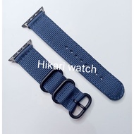 Apple Apple Apple watch strap 38mm 40mm NATO canvas strap biru