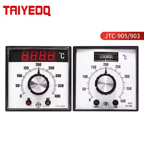 400℃ Temperature Control Instrument JTC-903 JTC-905 knob Adjustment K-Type Input Temperature Control
