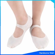H.S. ยืดหยุ่น ​แก้รองช้ำ ป้องกันรองเท้ากัด ถุงซิลิโคนถนอมเท้า มีสายคาดกันหลุด รองช้ำ Gel foot cover