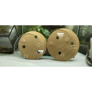 Mica lid diameter 9.5cm and 11cm, 3mm thick, used to hold terrariums...