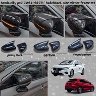 honda city rs gn2 2021-2025 / city hatchback forged carbon fiber side mirror cover accessories gn6 g