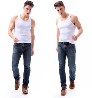 Blue Corner Men's Sando Comfort Wear White for Adult