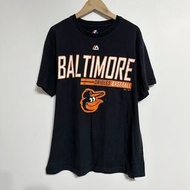 MLB BALTIMORE ORIOLES 巴爾的摩金鶯 短袖T恤 M號