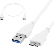 BUSlink BUC3A-MB45WH White 1.5ft Micro USB 3.0 Cable A to Micro B for Seagate Goflex/Back Up Plus/Ex