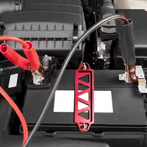 Car Battery Fixing Holder Sturdy Aluminum Alloy Battery Carrier Secure Car Battery Mount Bracket Bat