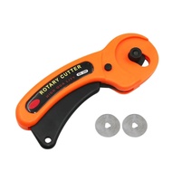 45mm Round Rotary Cutter with 5PCS Rotary Cutter Blades Safety Lock Sewing Rotary Cutter Craft Cutti
