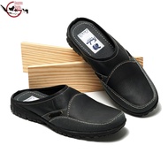 Sepatu Sandal Bustong Pria Bustong kulit Denim CD912 XYZ