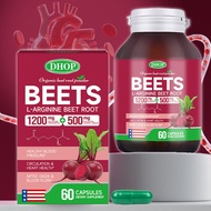 Beetroot Arginine Capsules, 60 capsules, Beetroot Extract, Arginine Supplement