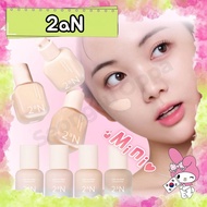 2aN Long Wearing Foundation + Mini / Natural Glow & Pore Care Finish 2an High Coverage