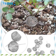 TEASG 10pcs Bonsai Baskets, Stainless Steel Small Plant Gardening Fertilization Baskets, Durable Fer