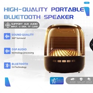 HM4 true wireless speaker transparent party light portable Bluetooth 9D audio digital smart phone 5.