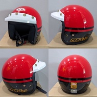 Helmet Mag LTD 5 button two tone red yellow