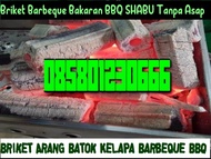 Briket Arang Barbeque BBQ Bakaran Steak Panggang Minimal Order 1Ton 00
