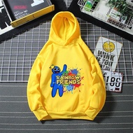 fashion Boys Hoodies Anime Rainbow friends Cartoon Print Children's Spring Autumn Winter Long Sleeve Sweatshirt cute kids hoodie