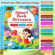 4-in-1 Educational E-Book in Light Electronics in English, Mandarin, and Indonesian 26 Smartbook Mat