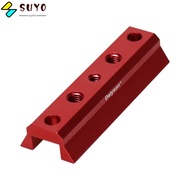 SUYO Finder Scope Mount, 1/4 Hole M8 Hole Guide Scope Base, Universal 7mm Through Hole Quick-release
