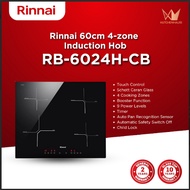 RINNAI RB-6024H-CB 60cm 4-zone Induction Hob / We arrange Own Fleet Delivery / KUTCHENHAUSS