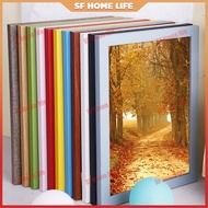 [Customized Size] A1 A2 A3 A4 Photo Frame Wall Hanging Picture Frame a Table-Top Solid Wood Photo Fr