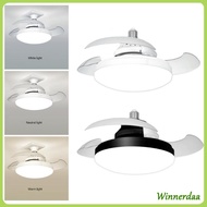 WIN 48W Ceiling Fan Ceiling Light with Fan Ceiling Fan 3 Wind  LED Ceiling Garage Light ABS Texture 
