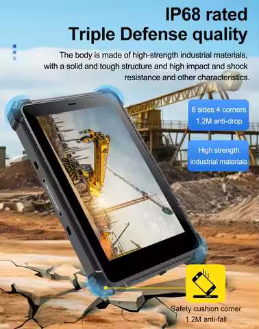 CENAVA W80N Global 5G Rugged Industrial Panel PC Inter N5100 8" 1920x1200 700cd/m² Win 11 16G 256G I